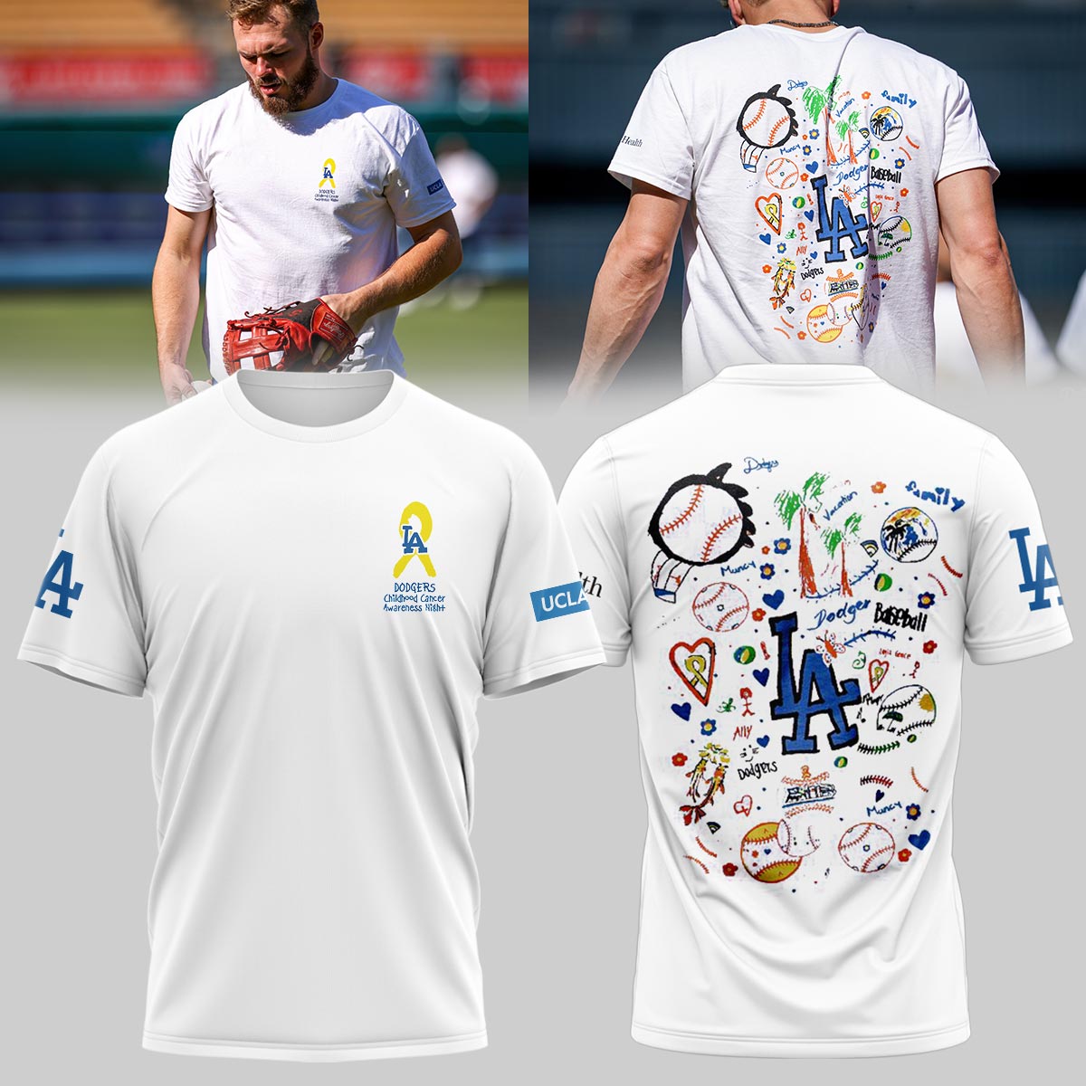 LA Dodgers Childhood Cancer Awareness Night Limited Shirt