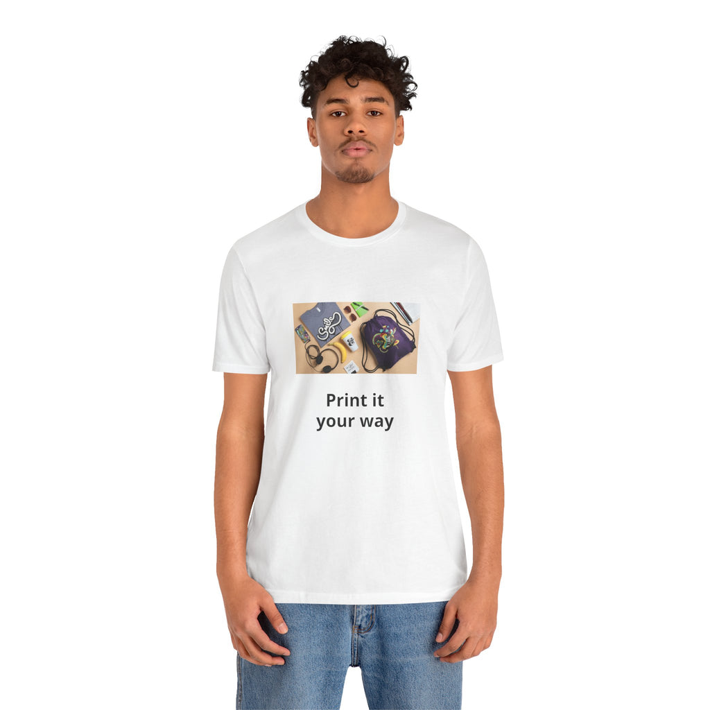 Custom Photo Print T‑Shirt — "Print it your way"