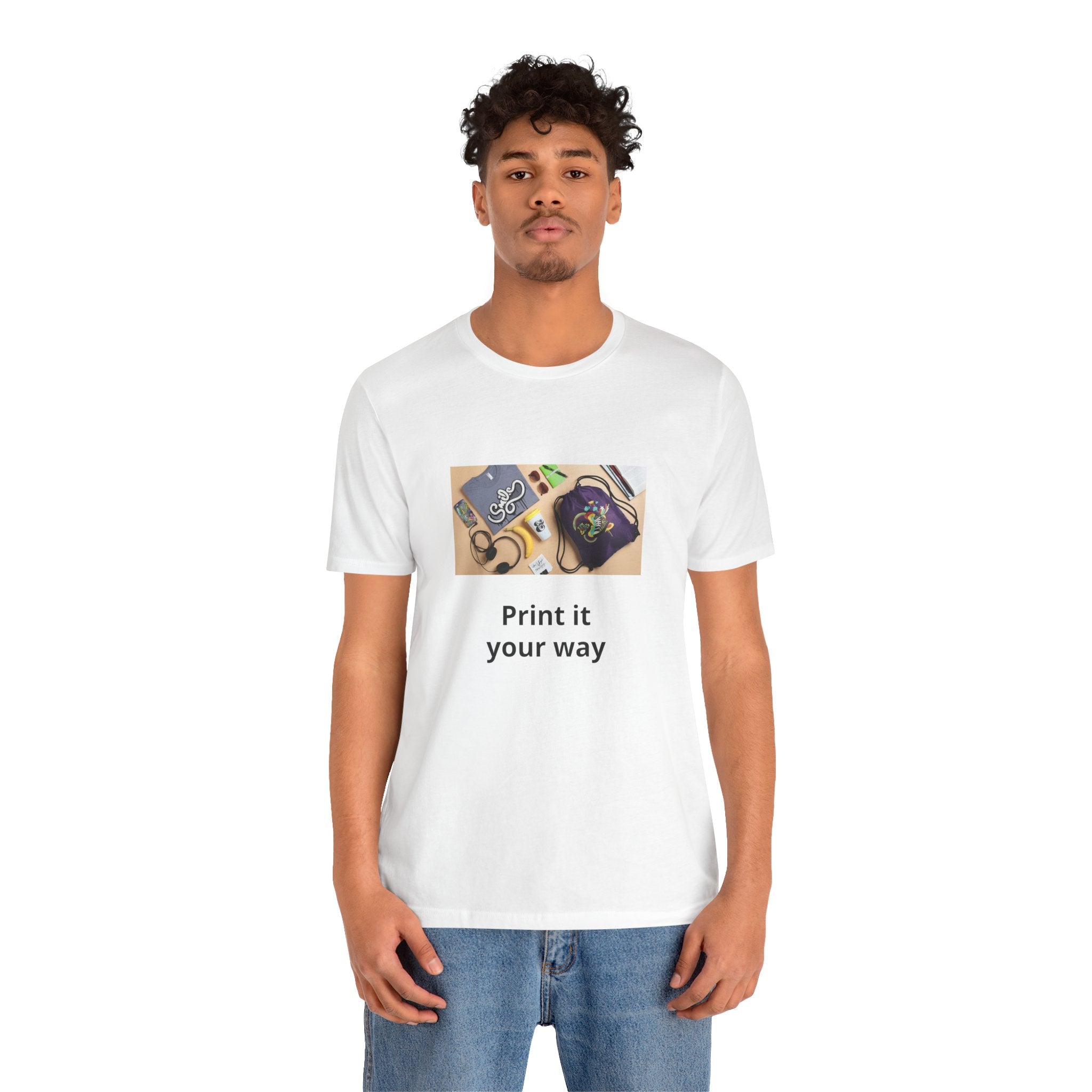 Custom Photo Print T‑Shirt — "Print it your way"