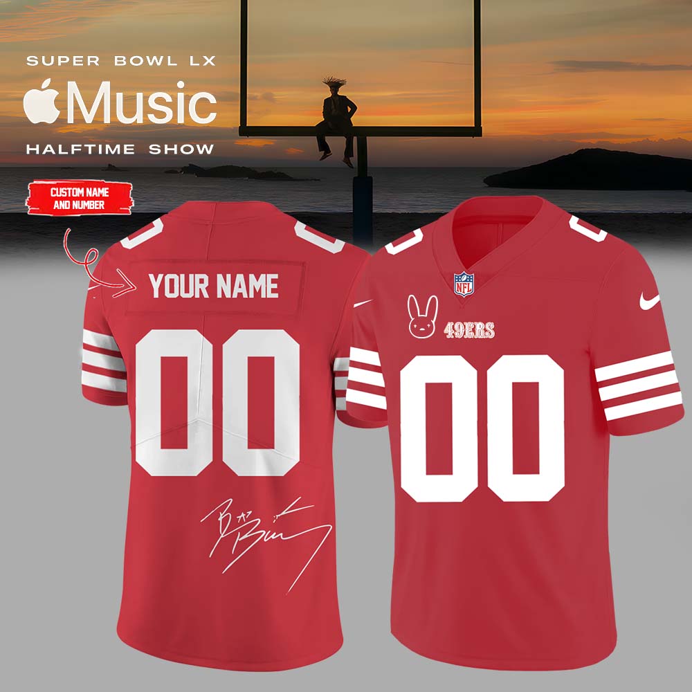 NFL x Bad Bunny Super Bowl Jersey – All Teams Edition (Custom Name & Number)