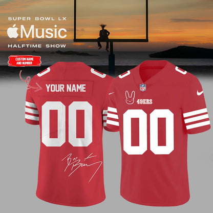 NFL x Bad Bunny Super Bowl Jersey – All Teams Edition (Custom Name & Number)