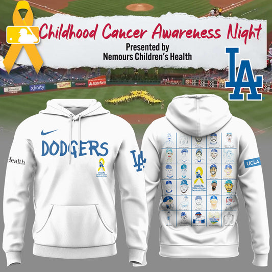 LA Dodgers Childhood Cancer Awareness Night Limited Hoodie