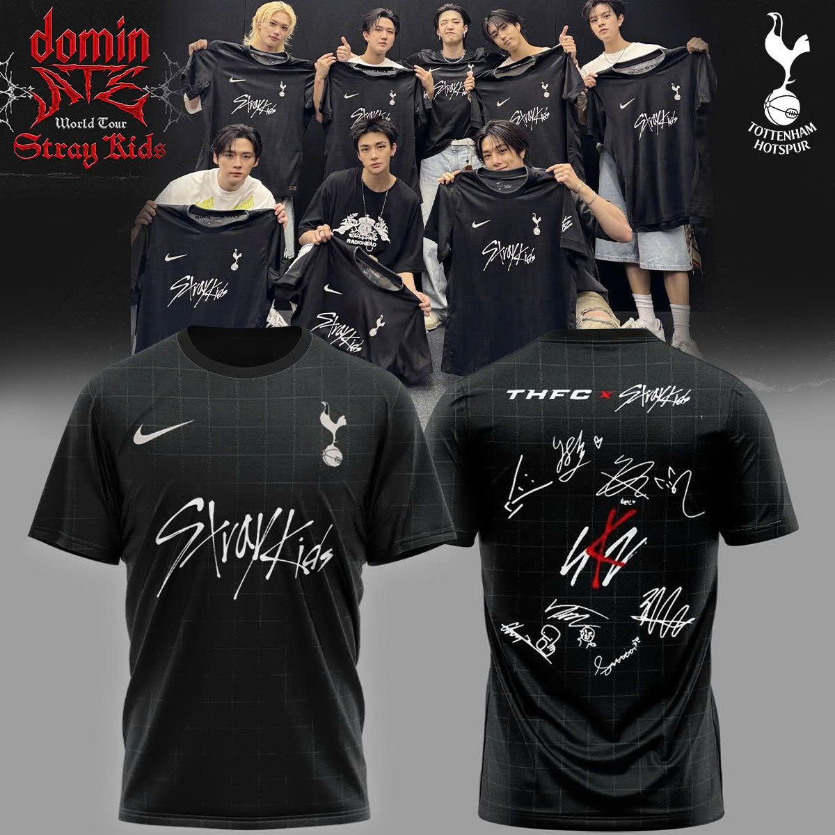 ,THFC x Stray Kids Limited Edition 25/26 Away Jersey