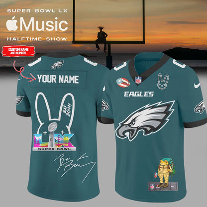 NFL x Bad Bunny Super Bowl Jersey – All Teams Edition (Custom Name & Number)