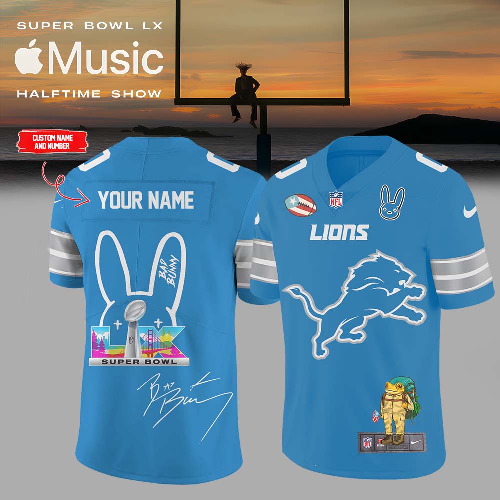 NFL x Bad Bunny Super Bowl Jersey – All Teams Edition (Custom Name & Number)