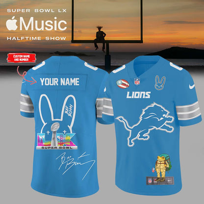 NFL x Bad Bunny Super Bowl Jersey – All Teams Edition (Custom Name & Number)