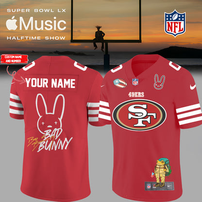 NFL x Bad Bunny Super Bowl Jersey – All Teams Edition (Custom Name & Number)