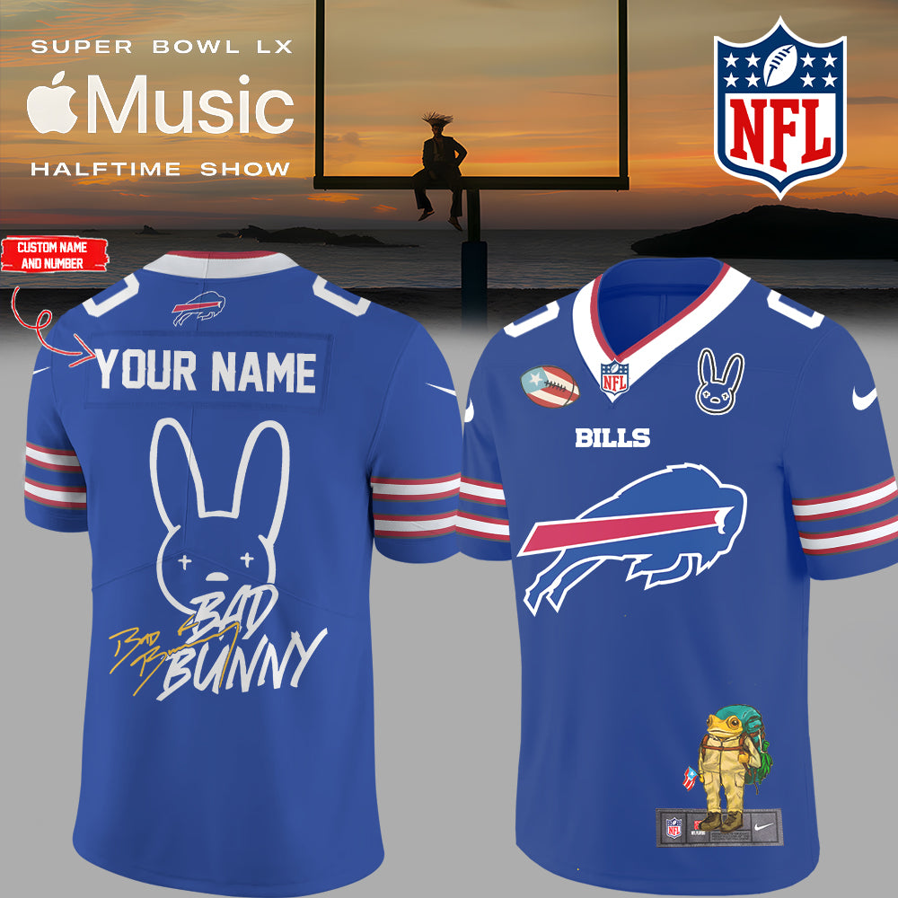 NFL x Bad Bunny Super Bowl Jersey – All Teams Edition (Custom Name & Number)