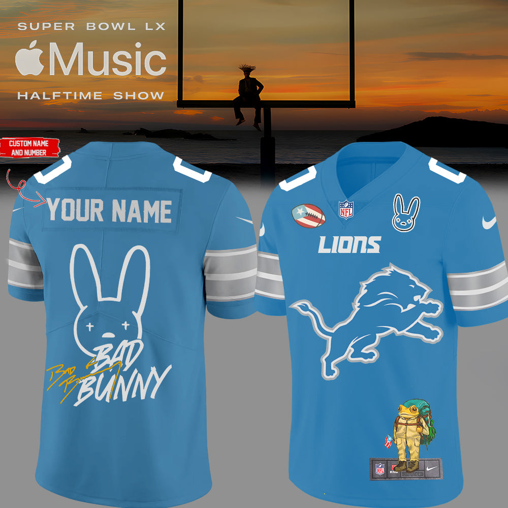 NFL x Bad Bunny Super Bowl Jersey – All Teams Edition (Custom Name & Number)