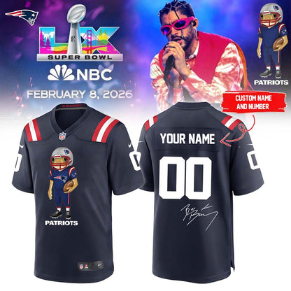 ,NFL x Bad Bunny Super Bowl Jersey – All Teams Edition (Custom Name & Number)
