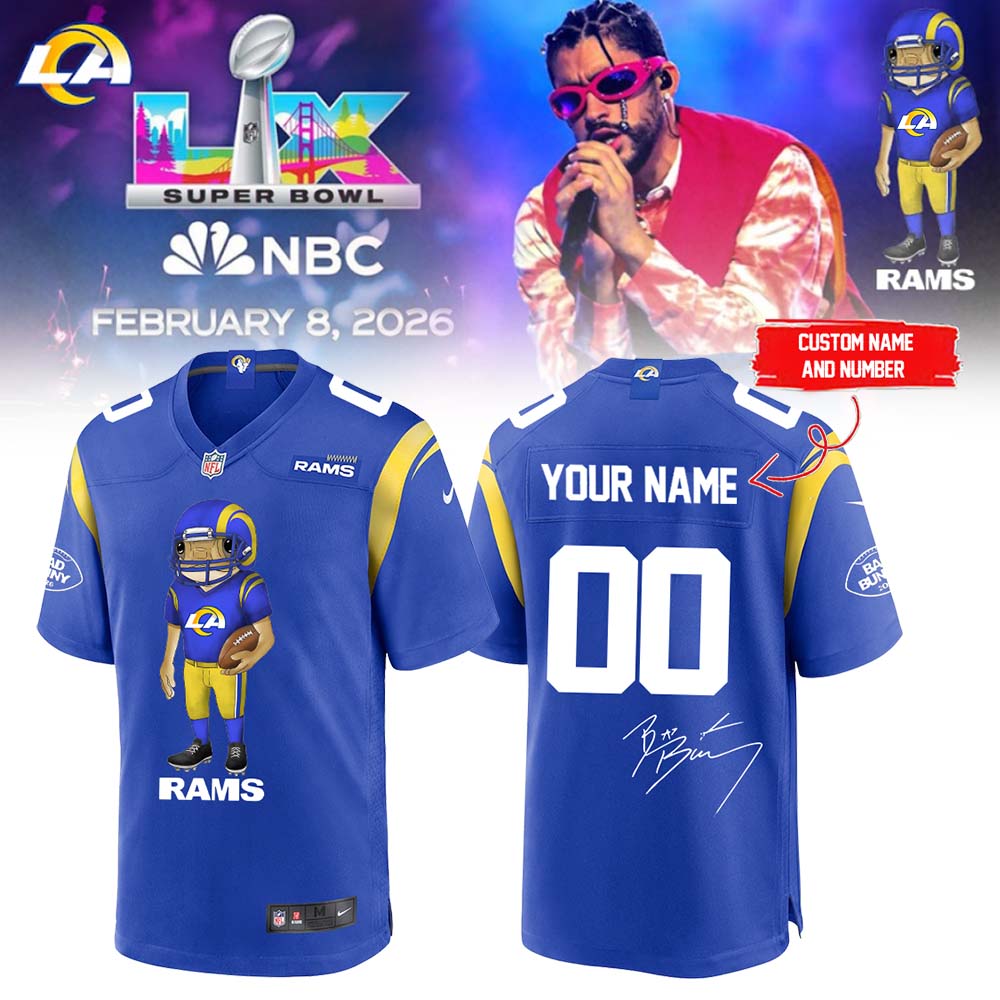 ,NFL x Bad Bunny Super Bowl Jersey – All Teams Edition (Custom Name & Number)