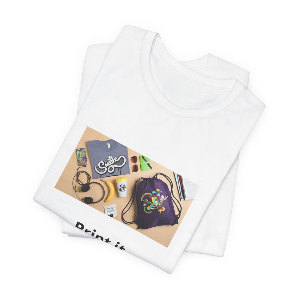 Custom Photo Print T‑Shirt — "Print it your way"