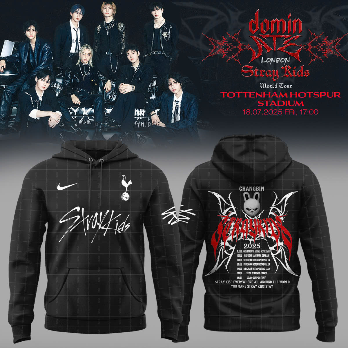 ..THFC x Stray Kids Limited Edition 25/26 Hoodie