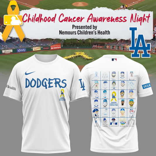LA Dodgers Childhood Cancer Awareness Night Limited Shirt
