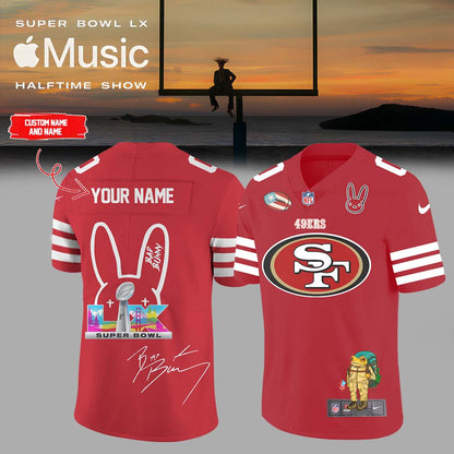 NFL x Bad Bunny Super Bowl Jersey – All Teams Edition (Custom Name & Number)