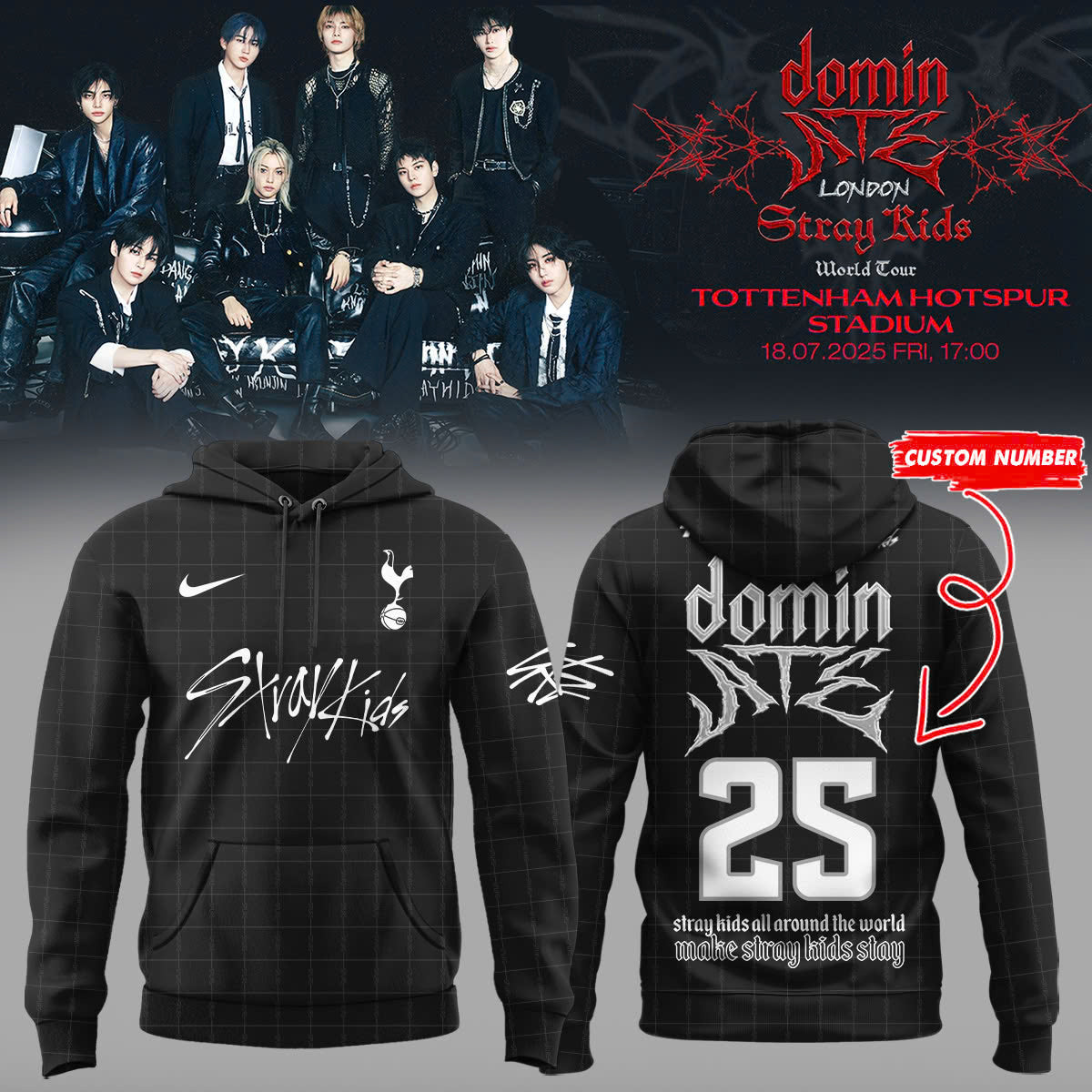 ..THFC x Stray Kids Limited Edition 25/26 Hoodie