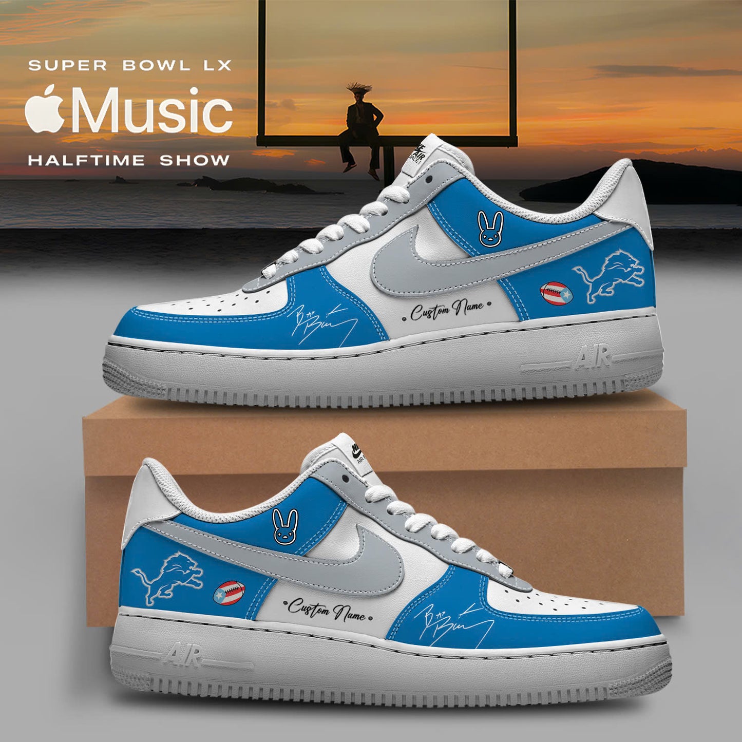 NFL x Bad Bunny Super Bowl Shoes – All Teams Edition