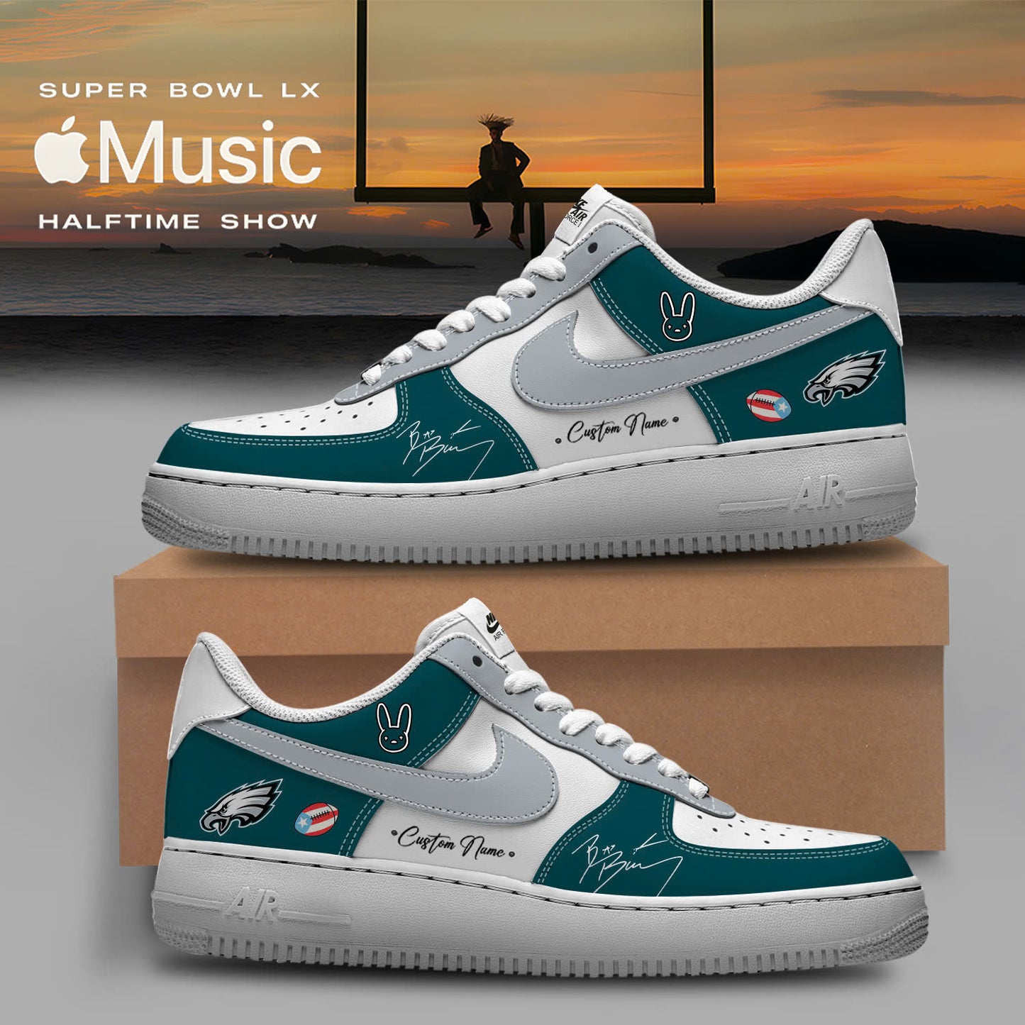 NFL x Bad Bunny Super Bowl Shoes – All Teams Edition